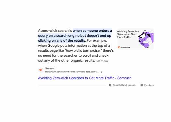 zero-click searches
